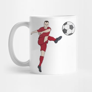 Awesome Football Kick Score a Goal in Soccer Mug